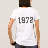 Geboren 1972 T-Shirt (Rückseite)