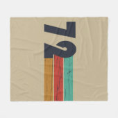 geboren 1972 Vintages Geburtstagsgeschenk Fleecedecke (Vorderseite (Horizontal))