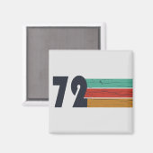 geboren 1972 Vintages Geburtstagsgeschenk Magnet (Vorderseite/Rückseite)