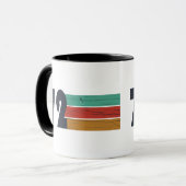 geboren 1972 Vintages Geburtstagsgeschenk Tasse (Vorderseite Links)