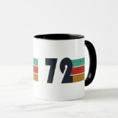 geboren 1972 Vintages Geburtstagsgeschenk Tasse (VorderseiteRechts)