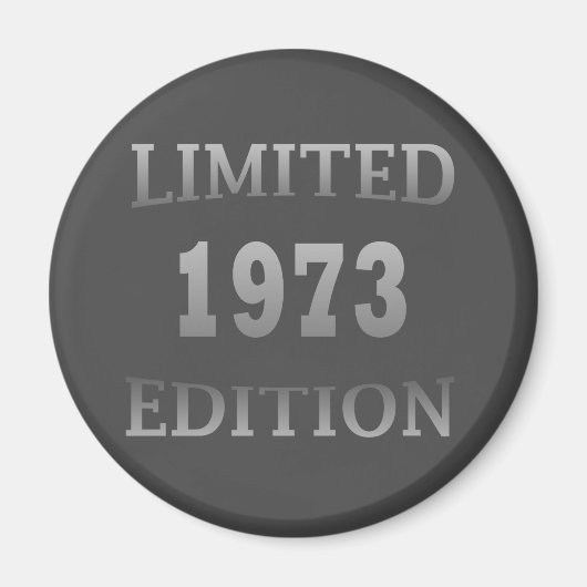 Geboren 1973 Geburtstagsausgabe Magnet (Vorne)