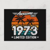 Geboren 1973 Limited Edition Retro Phantastisch se Postkarte (Vorderseite)