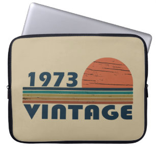 Geboren 1973 Vintage Geburtstagsgeschenke Laptopschutzhülle