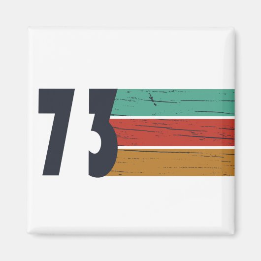 Geboren 1973 Vintage Geburtstagsgeschenke Magnet (Vorne)
