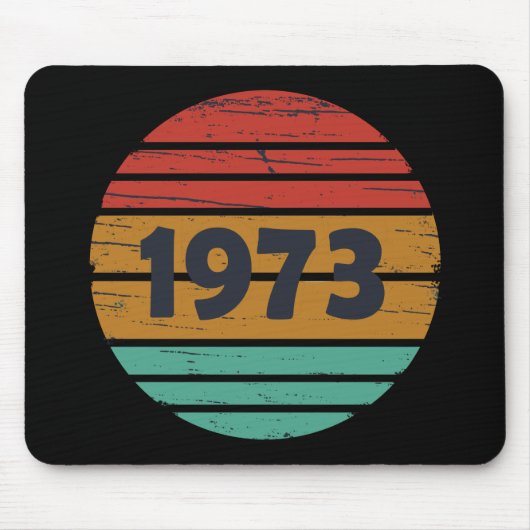 Geboren 1973 Vintage Geburtstagsgeschenke Mousepad (Vorne)