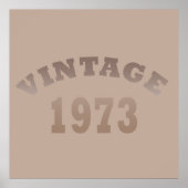 geboren 1973 Vintager Geburtstag Poster (Vorne)