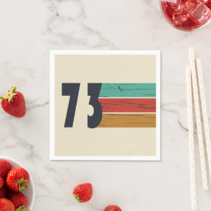 geboren 1973 Vintager Geburtstag Serviette