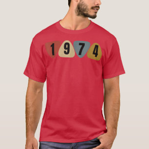 Geboren 1974 Gitarrist Plektrum Music Birthday T-Shirt