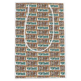 Geboren 1974 Mittelgeschenktasche Mittlere Geschenktüte