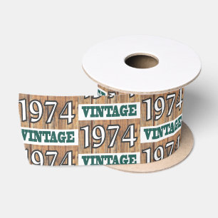 Geboren 1974 satinband