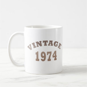 Geboren 1974 Vintages Geburtstagsgeschenk Kaffeetasse