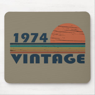 Geboren 1974 Vintages Geburtstagsgeschenk Mousepad