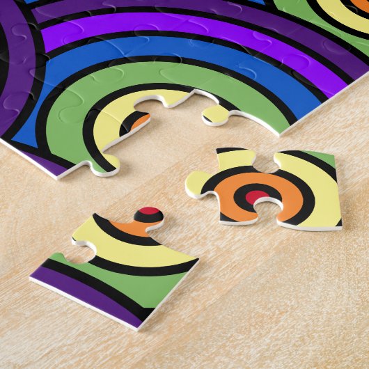 Geboren 1975: geometrischer Retro-Name Puzzle (Seite)