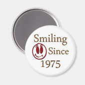 Geboren 1975 magnet (Vorderseite/Rückseite)