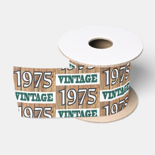 Geboren 1975 satinband