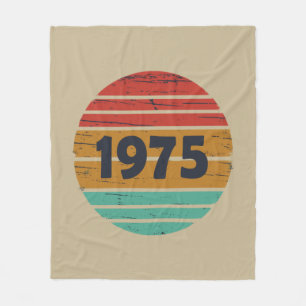 Geboren 1975 Vintag 50. Geburtstagsgeschenk Fleecedecke