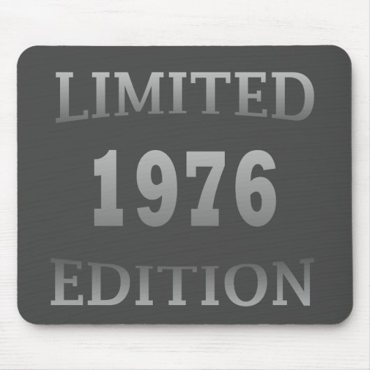 geboren 1976 Geburtstagsausgabe Mousepad (Vorne)