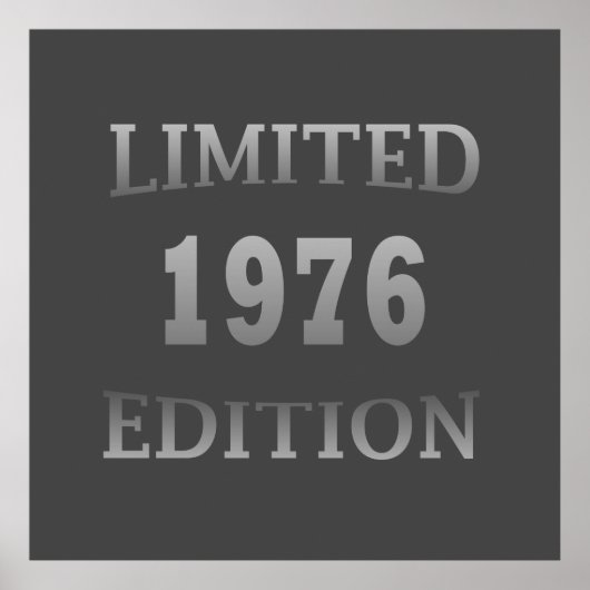 geboren 1976 Geburtstagsausgabe Poster (Vorne)