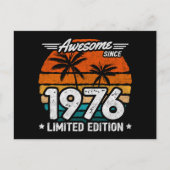 Geboren 1976 Limited Edition Retro Phantastisch se Postkarte (Vorderseite)