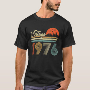 Geboren 1976 Männer Frauen 50. Retro-Design für T-Shirt