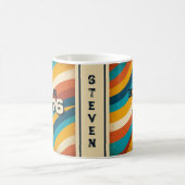 Geboren 1976 Persönliche Umarmung - 70er Groovy St Kaffeetasse (Mittel)