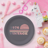 geboren 1976 Vintage Geburtstagsgeschenke Pappteller (Party)