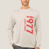 Geboren 1977 immer einzigartig Tri-Blend shirt (Vorderseite)