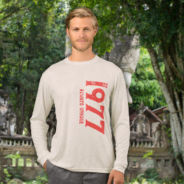 Geboren 1977 immer einzigartig Tri-Blend shirt