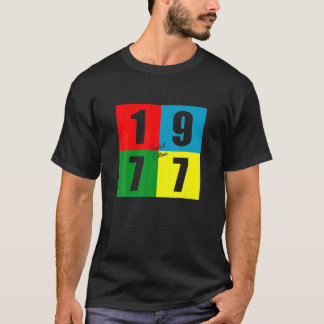 Geboren 1977 Retro Vintag 45th Limited Edition Bi T-Shirt