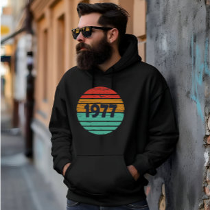 Geboren 1977 Vintage Geburtstagsgeschenke Hoodie
