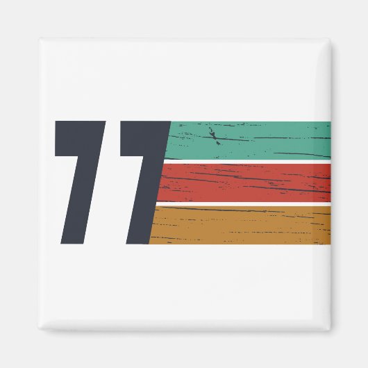 Geboren 1977 Vintage Geburtstagsgeschenke Magnet (Vorne)