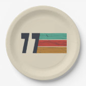 Geboren 1977 Vintage Geburtstagsgeschenke Pappteller (Vorderseite)