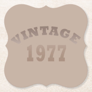 Geboren 1977 Vintage Geburtstagsgeschenke Untersetzer