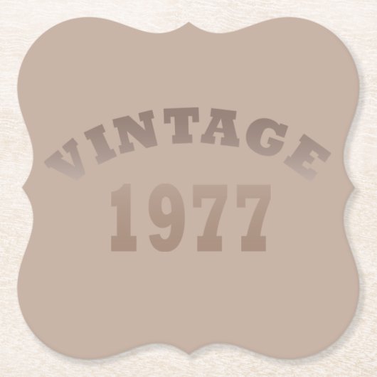 Geboren 1977 Vintage Geburtstagsgeschenke Untersetzer (Vorderseite)