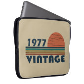 geboren 1977 Vintager Geburtstag Laptopschutzhülle (Vorne Rechts)