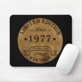 Geboren 1977 Vintager Geburtstag Mousepad (Mit Mouse)