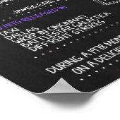 Geboren 1978 Frauenunterschrift für eine 42. Gebur Poster (Ecke)