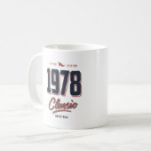 Geboren 1978 Geburtstag Kaffeetasse (Vorderseite Links)