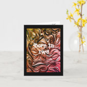 Geboren 1978 Geburtstagsspass Karte (Gelbe Blume)