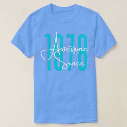 Geboren 1978 T-Shirt (Design vorne)