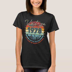Geboren 1978 Vintag Juli 1978 44 Jahre alt T-Shirt