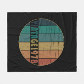 Geboren 1978 Vintager Geburtstag Fleecedecke (Vorderseite (Horizontal))