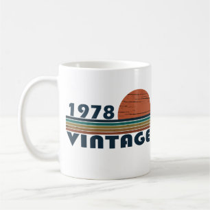 Geboren 1978 Vintages Geburtstagsgeschenk Kaffeetasse