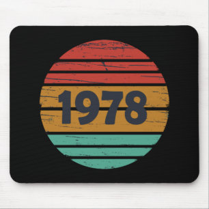 Geboren 1978 Vintages Geburtstagsgeschenk Mousepad