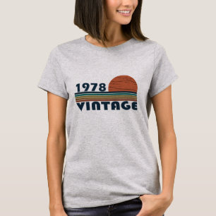 Geboren 1978 Vintages Geburtstagsgeschenk T-Shirt