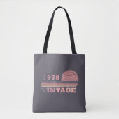 geboren 1978 Vintages Geburtstagsgeschenk Tasche (Vorderseite)