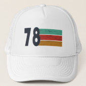 Geboren 1978 Vintages Geburtstagsgeschenk Truckerkappe (Vorderseite)