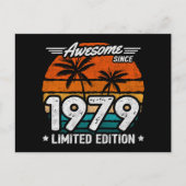 Geboren 1979 Limited Edition Retro Phantastisch se Postkarte (Vorderseite)