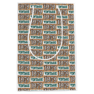 Geboren 1979 Mittelgeschenktasche Mittlere Geschenktüte